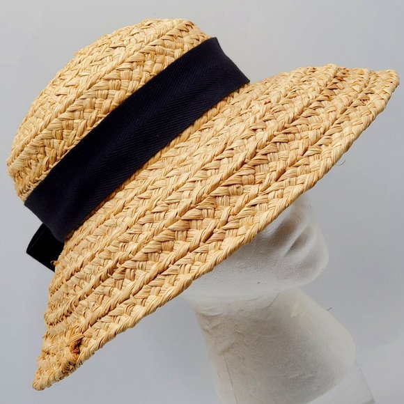 Helen Kaminski Accessories - Helen Kaminski Classic 5 Raffia Woven Wide Brimmed Hat